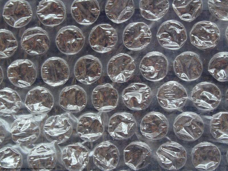 Does bubble wrap have healing powers?