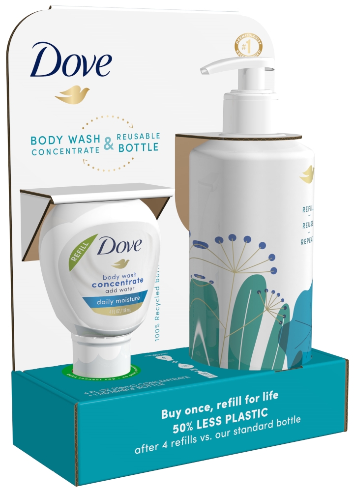 Dove's Reuse/Refill Packaging Replaces Single-Use Bottles