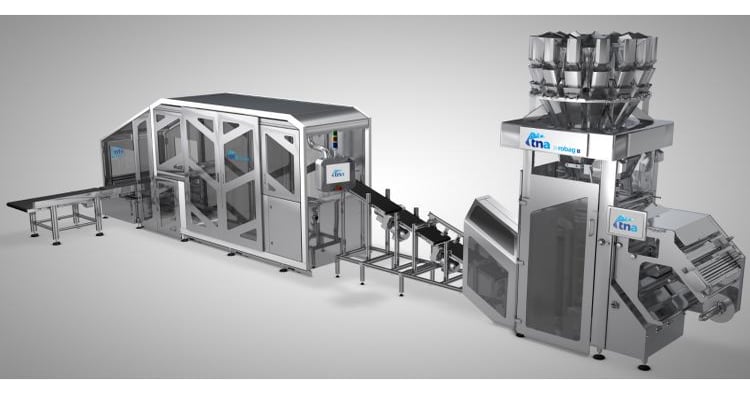 Newly engineered case packer doubles speed for bags