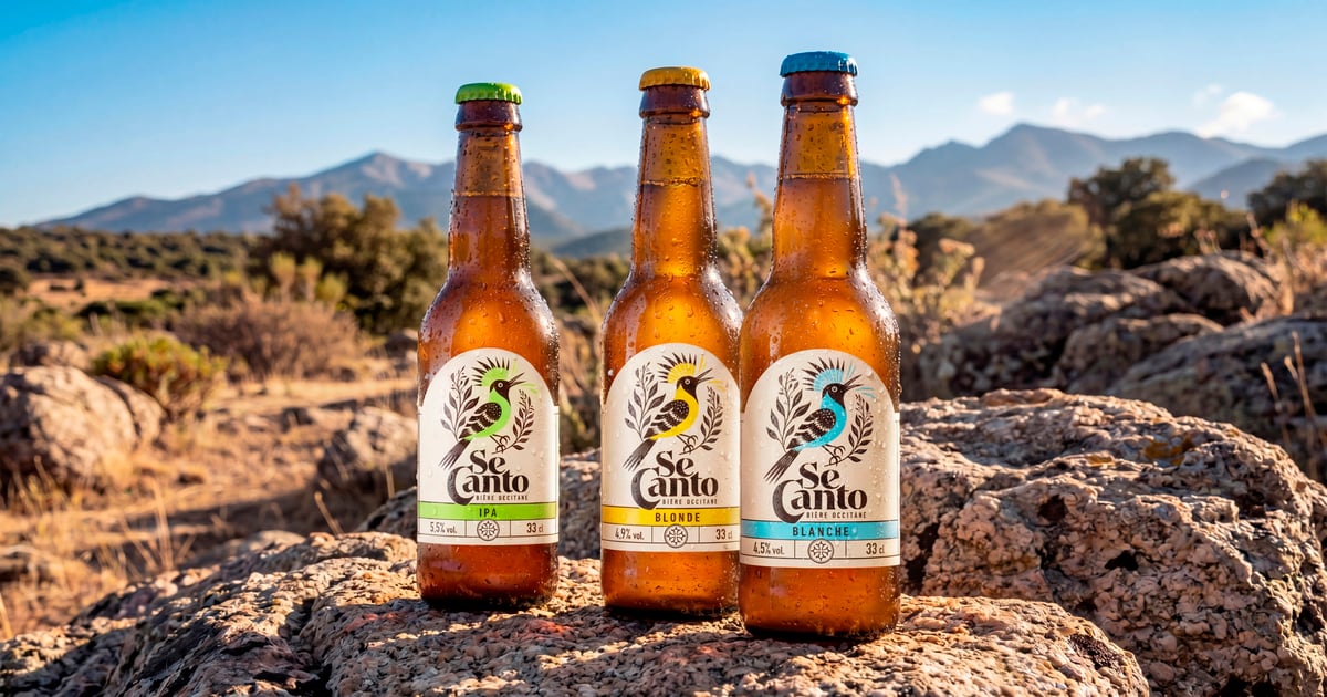 French Beer Packaging Design Takes Flight