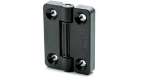 Plastic hinges are stable and torque resistant