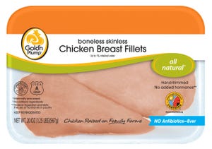 Gold’n Plump chicken labels highlight humane care and ‘no antibiotics’
