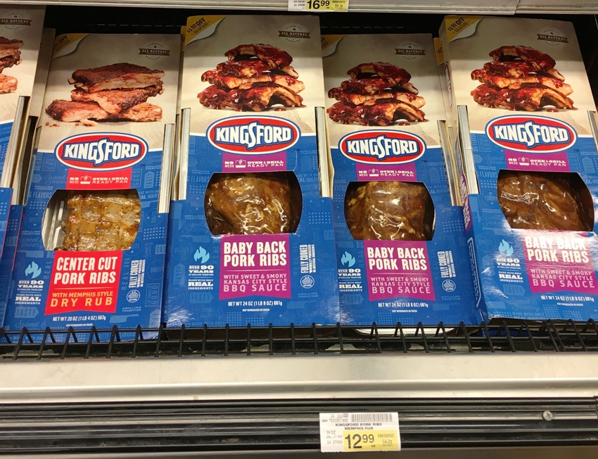 Kingsford ready-meal ribs packaging feeds convenience need