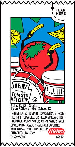 Heinz package design contest spotlights young artists