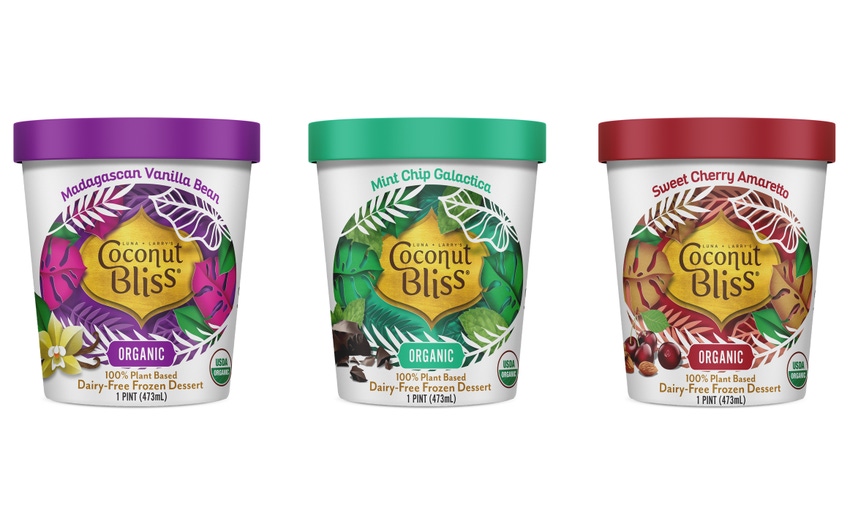 Plant-based packaging pairs perfectly with frozen dessert