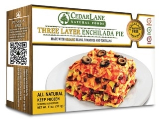 Gluten-free meals heating up freezer section