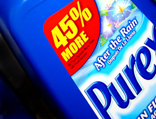 In-Case Bottle Filling Keeps 
Dial's Detergents Sudsing