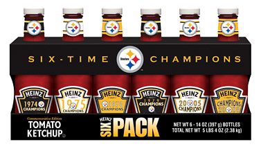 Heinz Introduces Commemorative Steelers Ketchup Bottles