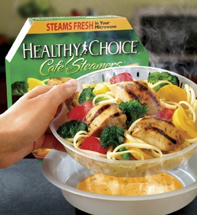 ConAgra's 'healthy choice' for steamer package
