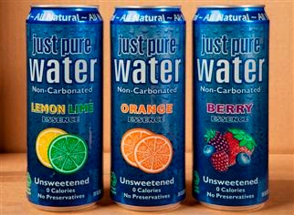 Naturally infused water debuts in cans