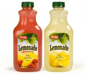 Supermarket tempts thirsty consumers with lemonade line