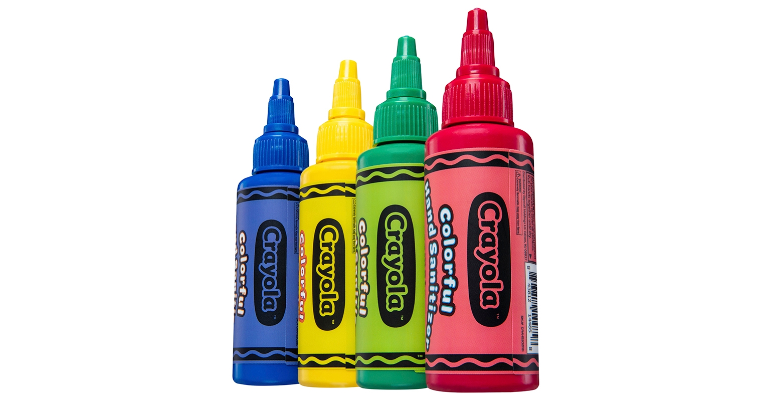 Crayola Packaging Draws Kids' Interest to New Sanitizers