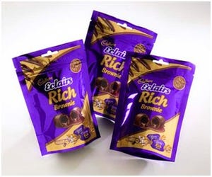 Standup pouch for Eclairs Rich Brownie wins AIMCAL Award
