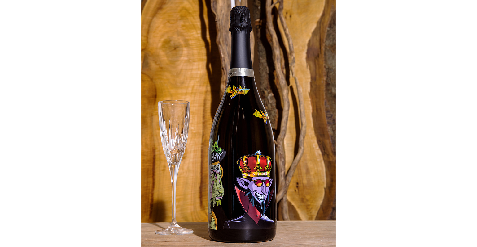 Singular NFT Champagne Bottle Sells for a Stunning Price