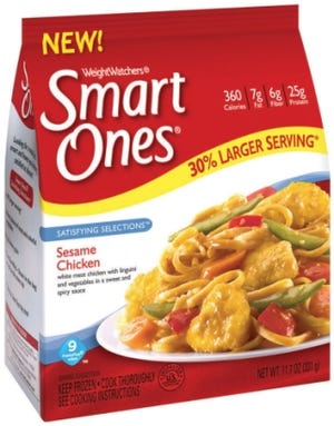 Weight Watchers offers dinner-size Smart Ones bags
