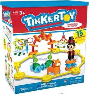 K'NEX presents new Tinkertoy packaging