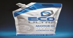 Motor oil revs up in pouch packaging