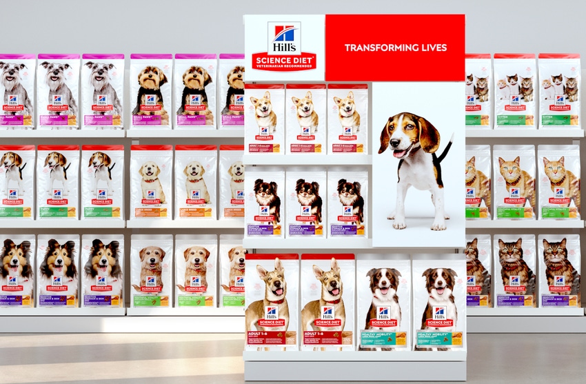 Pets star on new packages of Hill’s Science Diet pet food