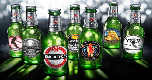 Beck's beer labels become a canvas for art