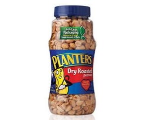 Planters launches reduced-weight plastic jars