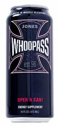 Packaging design: Jones Soda Co. launches new can of ‘WhoopAss’