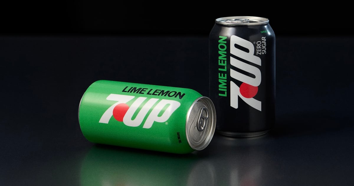 7UP Debuts Lime-Forward Formula, Vertical Logo Packaging Redesign