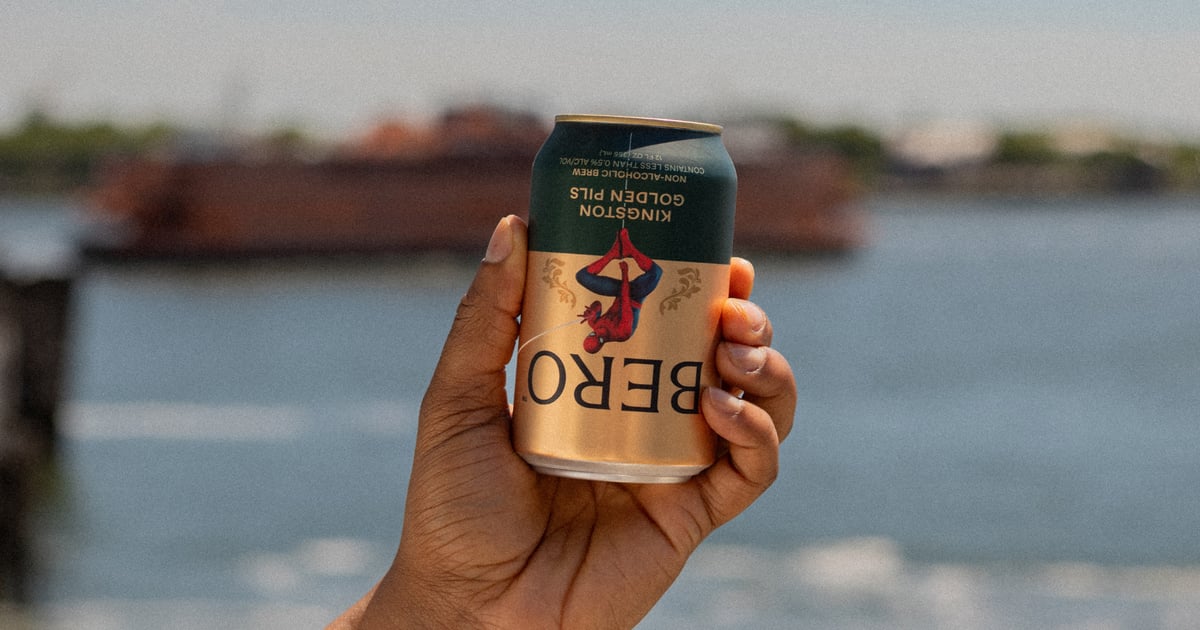 Spider-Man Turns Bero Beer Packaging Upside Down