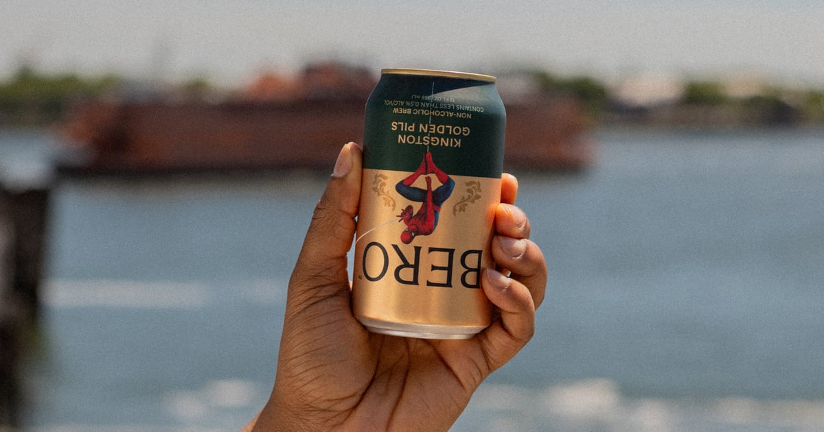 Spider-Man Turns Bero Beer Packaging Upside Down