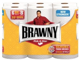Brawny redesigns packaging graphics