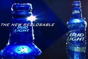 Bud Light “cool twist” reclosable aluminum bottle uses Alcoa tech