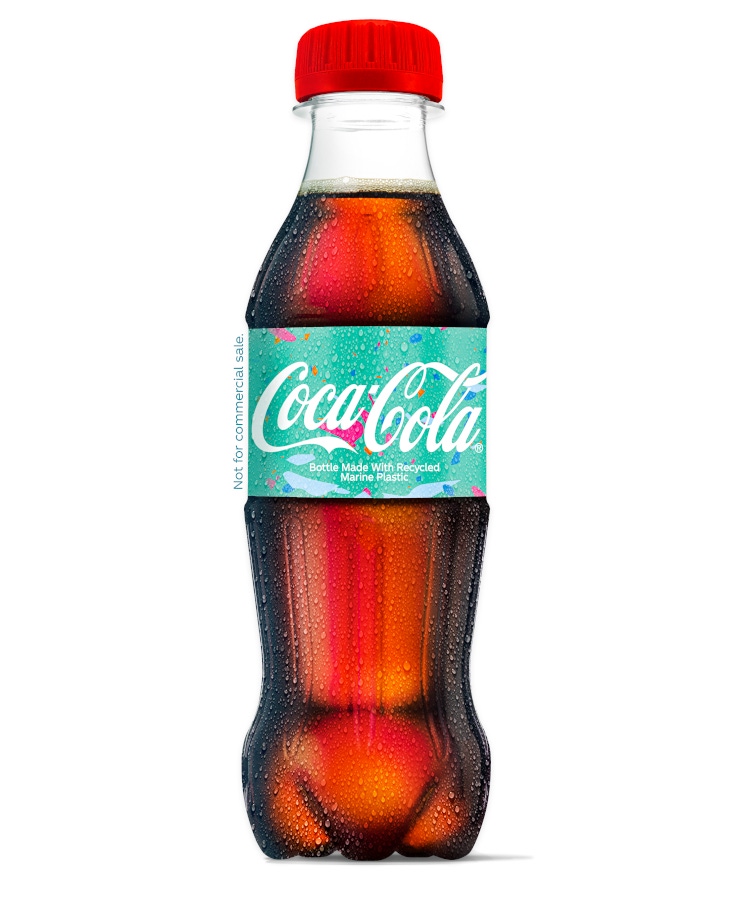 Coca-Cola trials recycled marine plastic for beverage packaging
