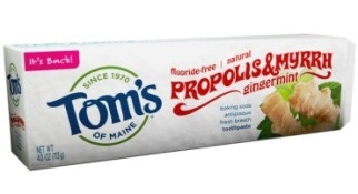 Tom's of Maine brings back ginger-mint toothpaste