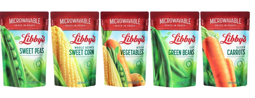 Libby’s harvests convenience with new pouch format for veggies