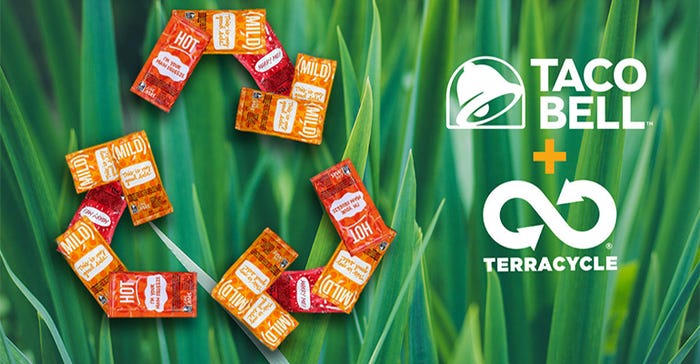 Taco Bell TerraCycle Packet Recycling