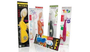 Boxed blisters showcase high-quality toothbrushes