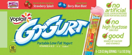 Vibrant new packaging from Yoplait