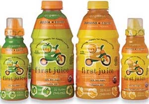 Sleeve labels convey youth, health for juice