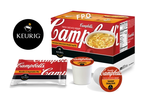 Campbell Soup partners with Keurig on K-cup packs for soup