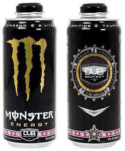 Monster Energy DUB Edition introduced in Ball cap can