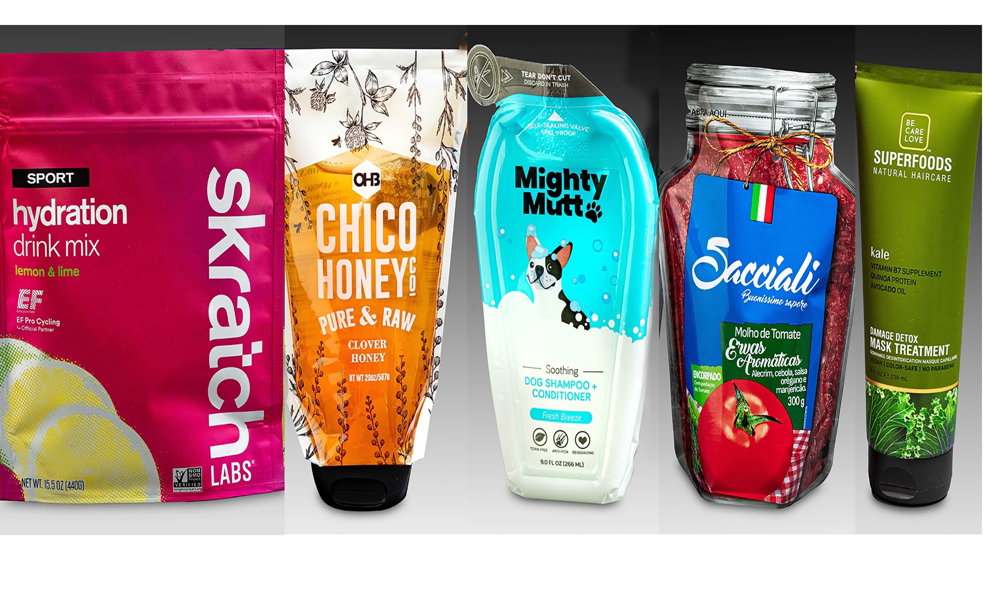 Beverage Mix Packaging Pouches