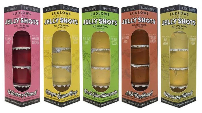 Ludlows borrows food packaging concept for single-serve gelatin shots: Gallery