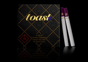 Cannabis brand Toast uses elegant packaging to convey luxury