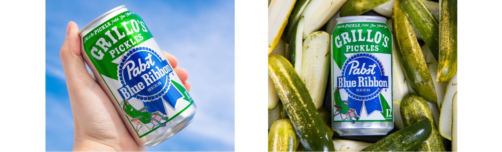 Pabst Blue Ribbon Presents Pickle Beer Packaging