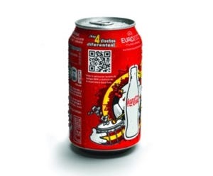 Coca-Cola launches QR code packaging in Spain