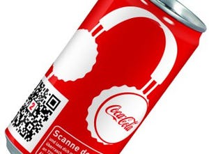 QR codes on Coca-Cola cans are music to consumers' ears
