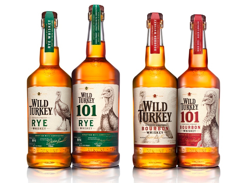 Wild Turkey takes wing with redesigned beverage packaging