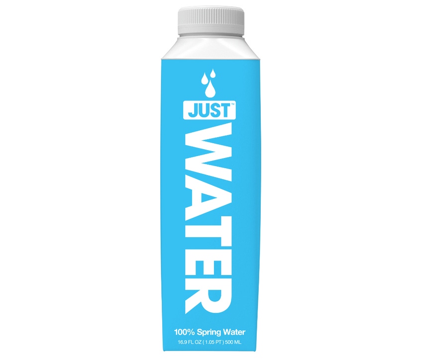 Carton-bottle is ‘Just’ right for spring water