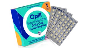 Opill over-the-counter birth control packaging