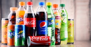 Colorful beverage  packaging group AdobeStock 279692163 Editorial Use Only 