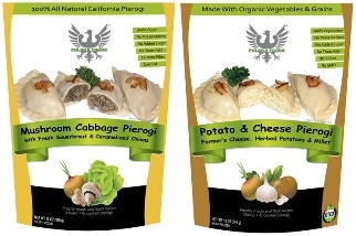 Organic pierogi launch in pouch packaging